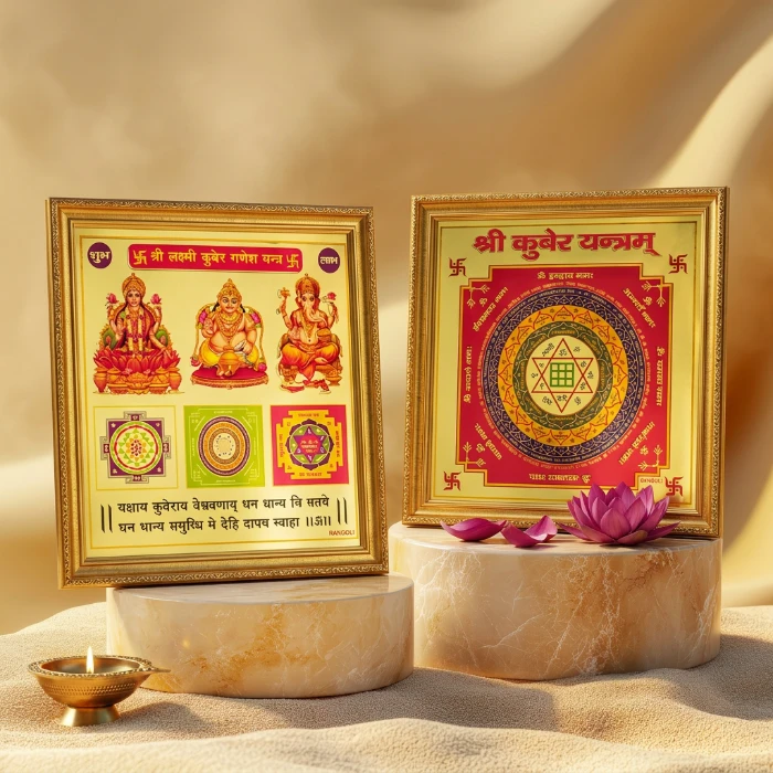Dhan Sampatti Yantra Combo (6x6 inch)