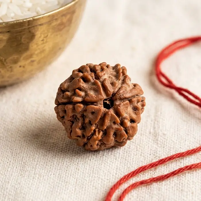 Nepal Origin 6 Mukhi Rudraksha - 17mm to 22mm